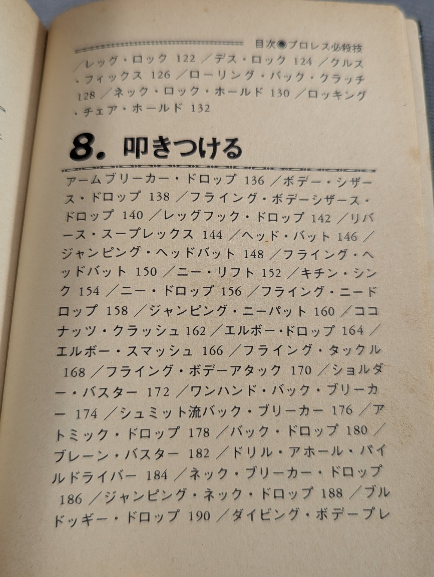 Mame Tanuki Book 101 Pro Wrestling  Special Move