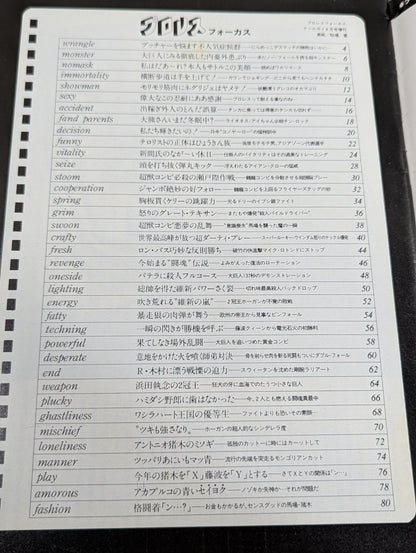 プロレス フォーカス FOCUS