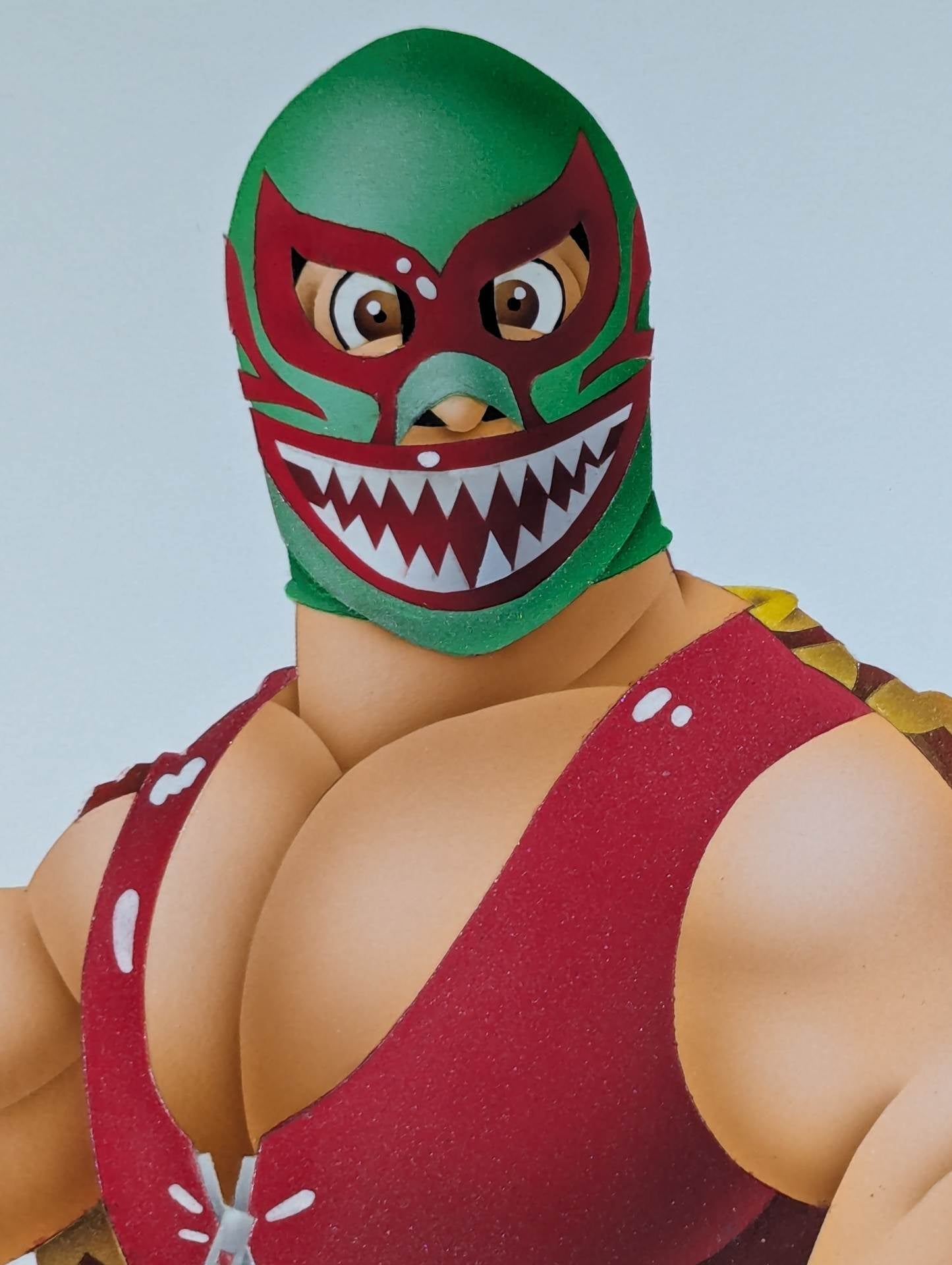 ☆坂井永年氏 原画作品☆「仮面貴族」ミル・マスカラス – 闘道館