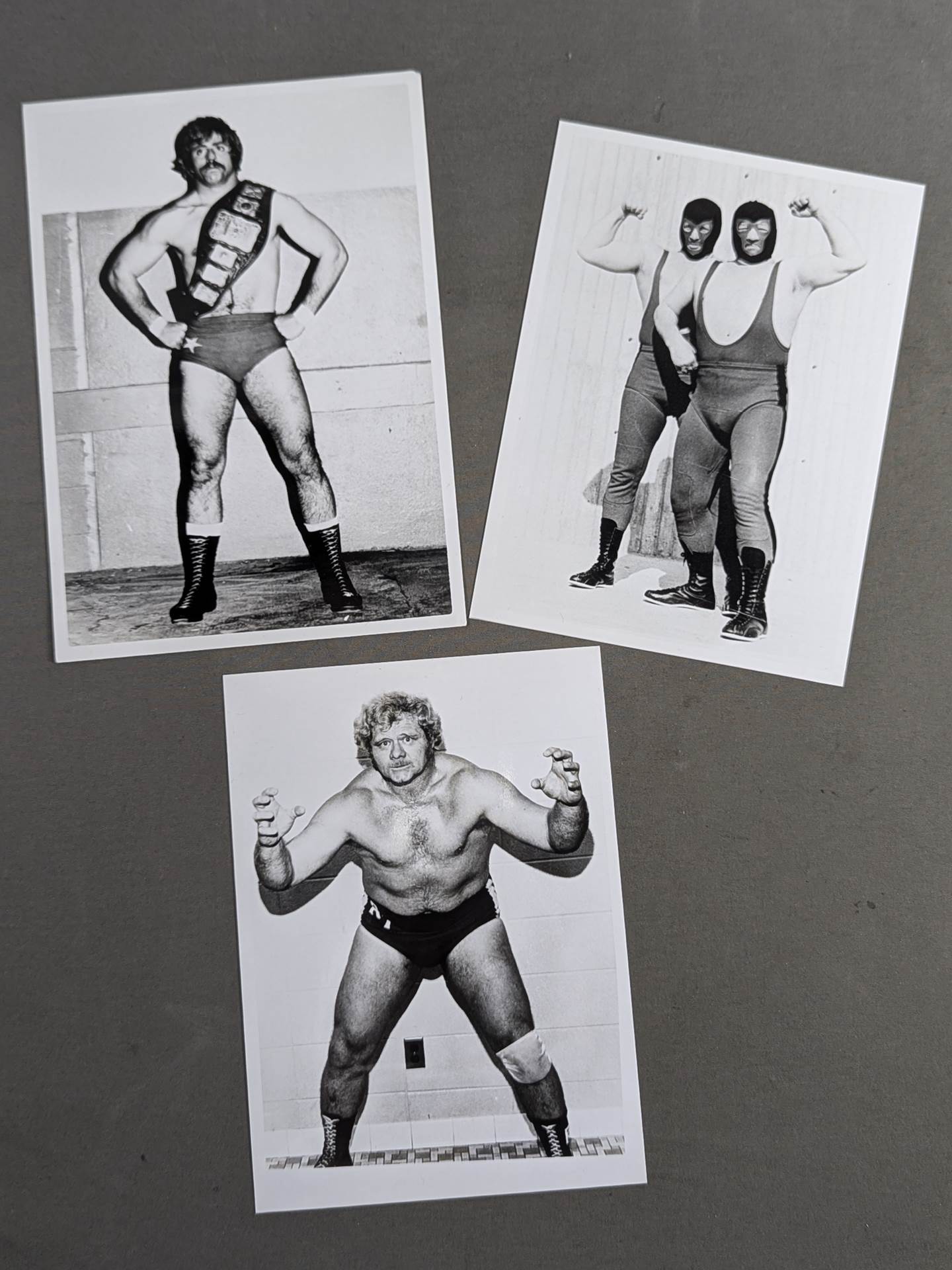 国際プロレス シリーズ参戦外人選手 白黒ブロマイドセット