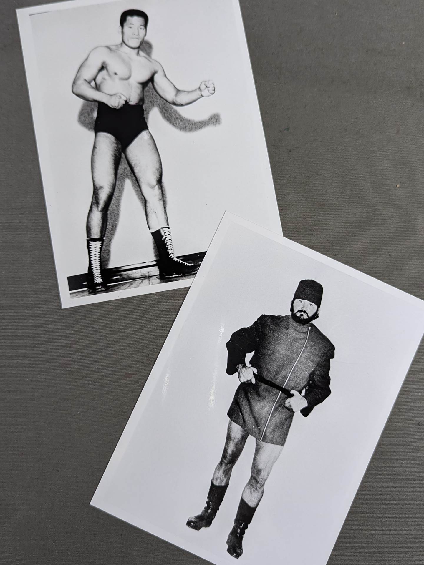 国際プロレス シリーズ参戦外人選手 白黒ブロマイドセット