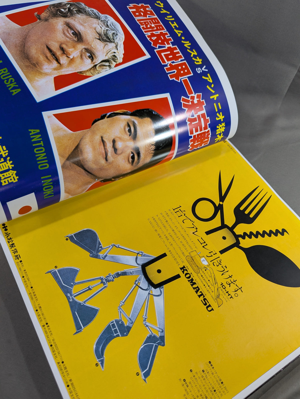 Burning Fighting Spirit New Japan Pro Wrestling Pro-wrestling 30th Anniversary Publication Project Official Reprint Pamphlet Series Martial Arts World Championship Fight