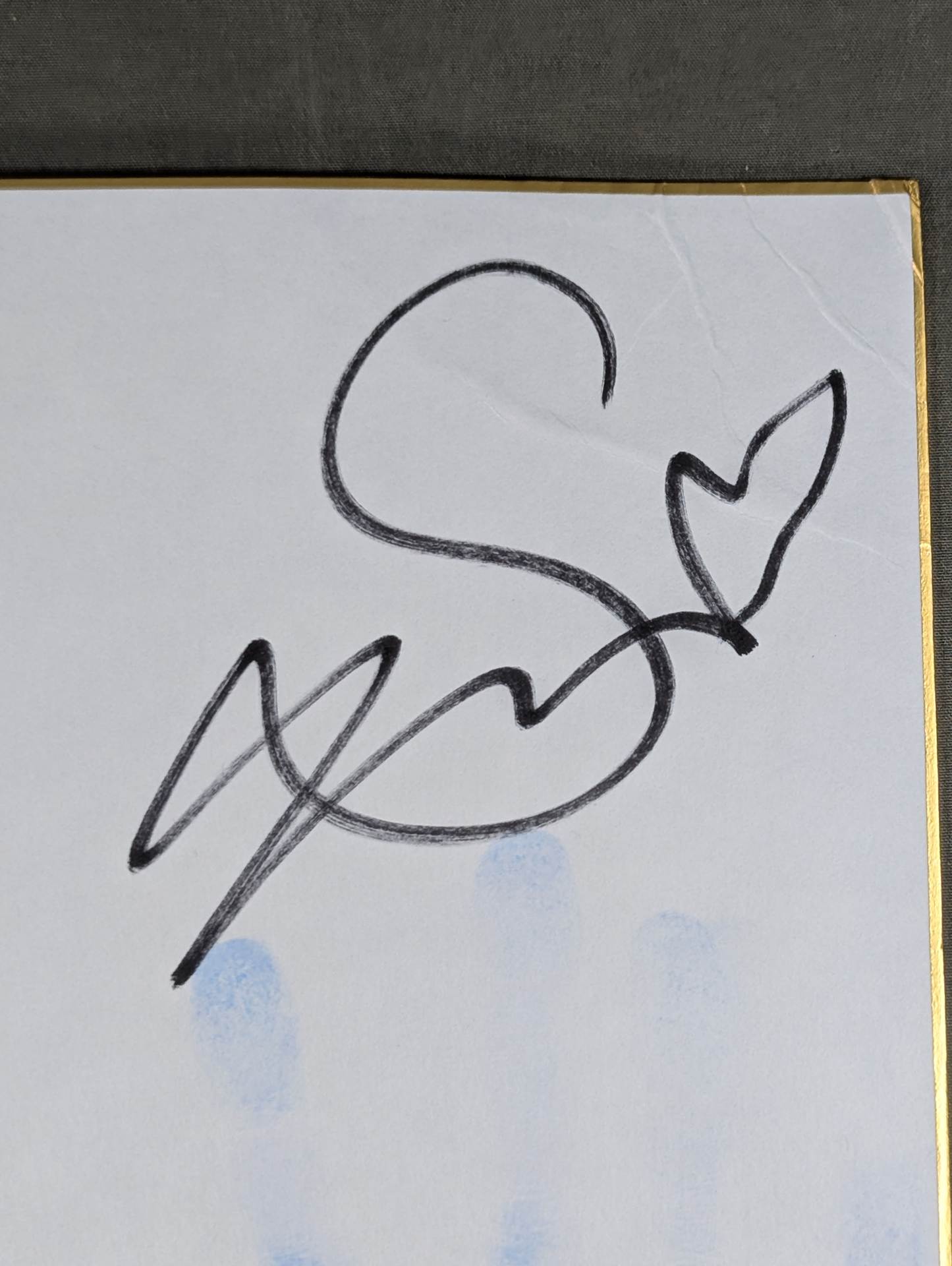 ★ Handprint Shikishi ( Autograph board ) & Limited photo by ★ Akari