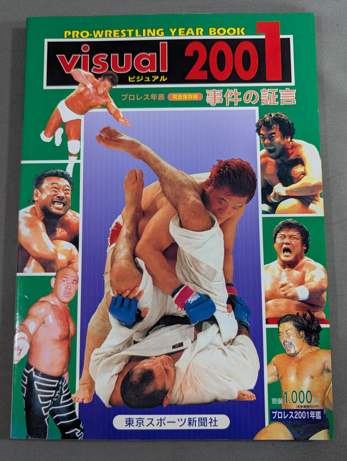 PRO-Wrestling  YEAR BOOK Visual 2001 / Pro Wrestling Chronology 2001 Complete Preservation Version Case Testimony