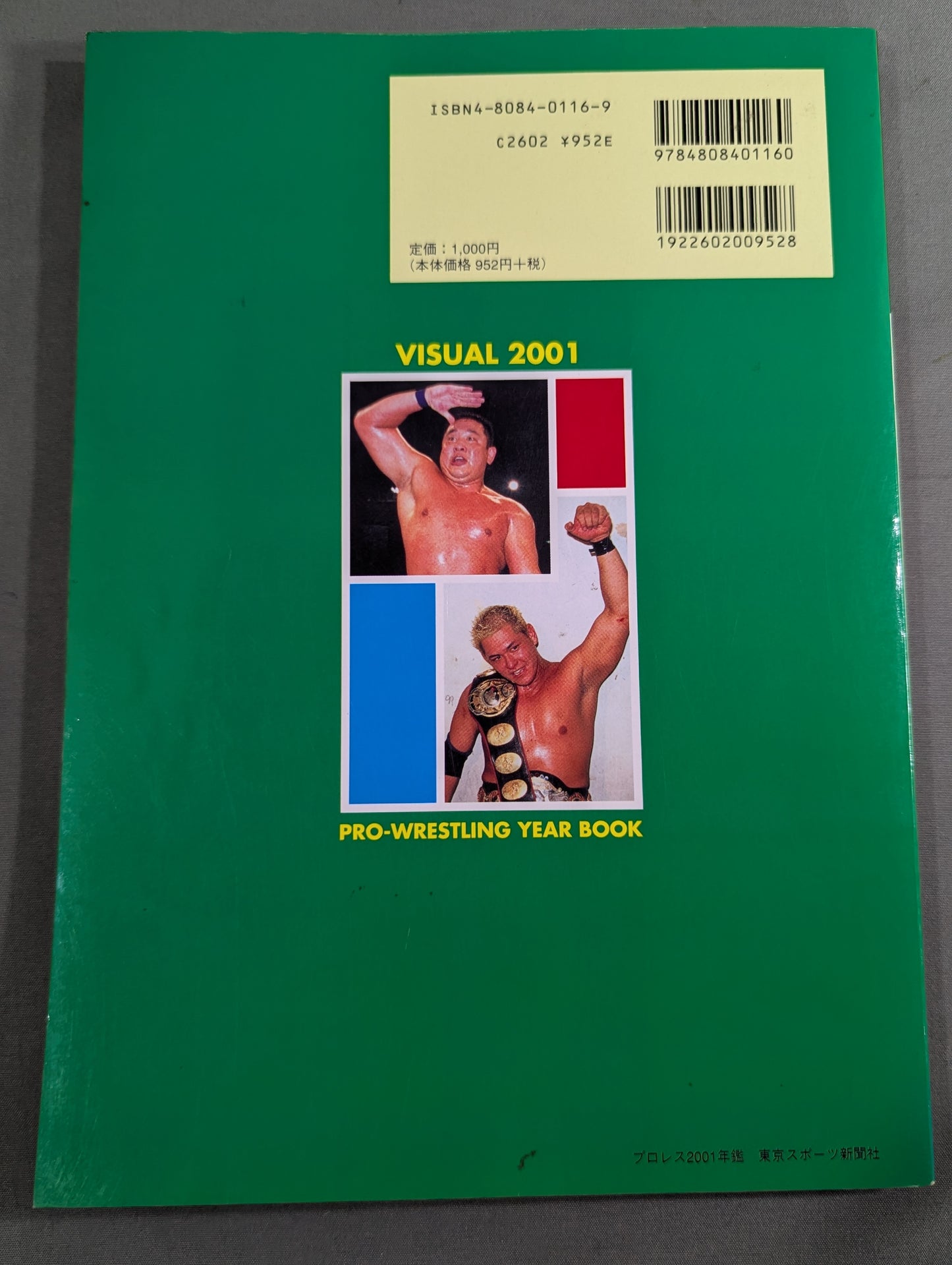 PRO-Wrestling  YEAR BOOK Visual 2001 / Pro Wrestling Chronology 2001 Complete Preservation Version Case Testimony