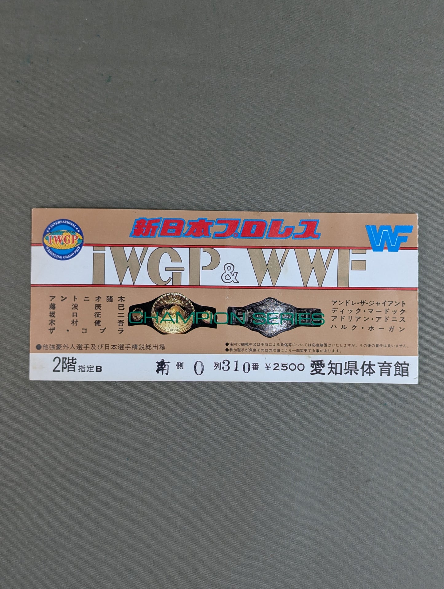 85 IWGP &WWF Champion Series