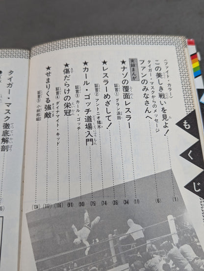 True story manga Tiger mask