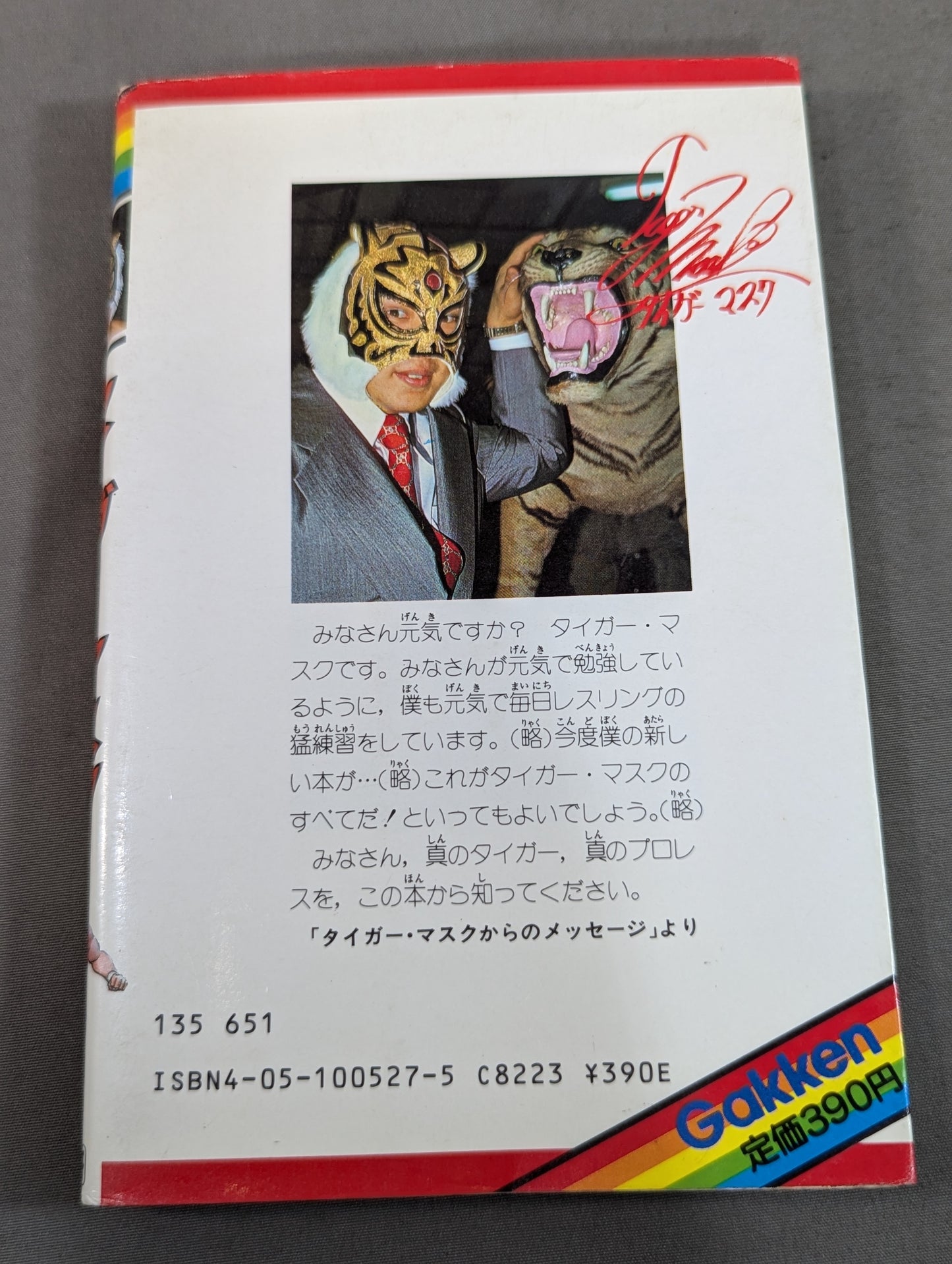True story manga Tiger mask