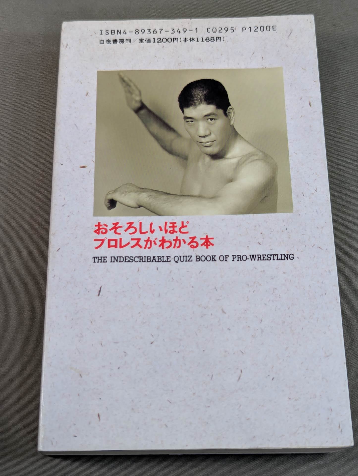 A book that tells you about Pro Wrestling so much that you can understand it frighteningly