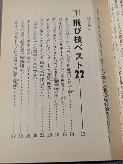 Bean Tanuki Book 174 Pro Wrestling  New Special Move BEST100