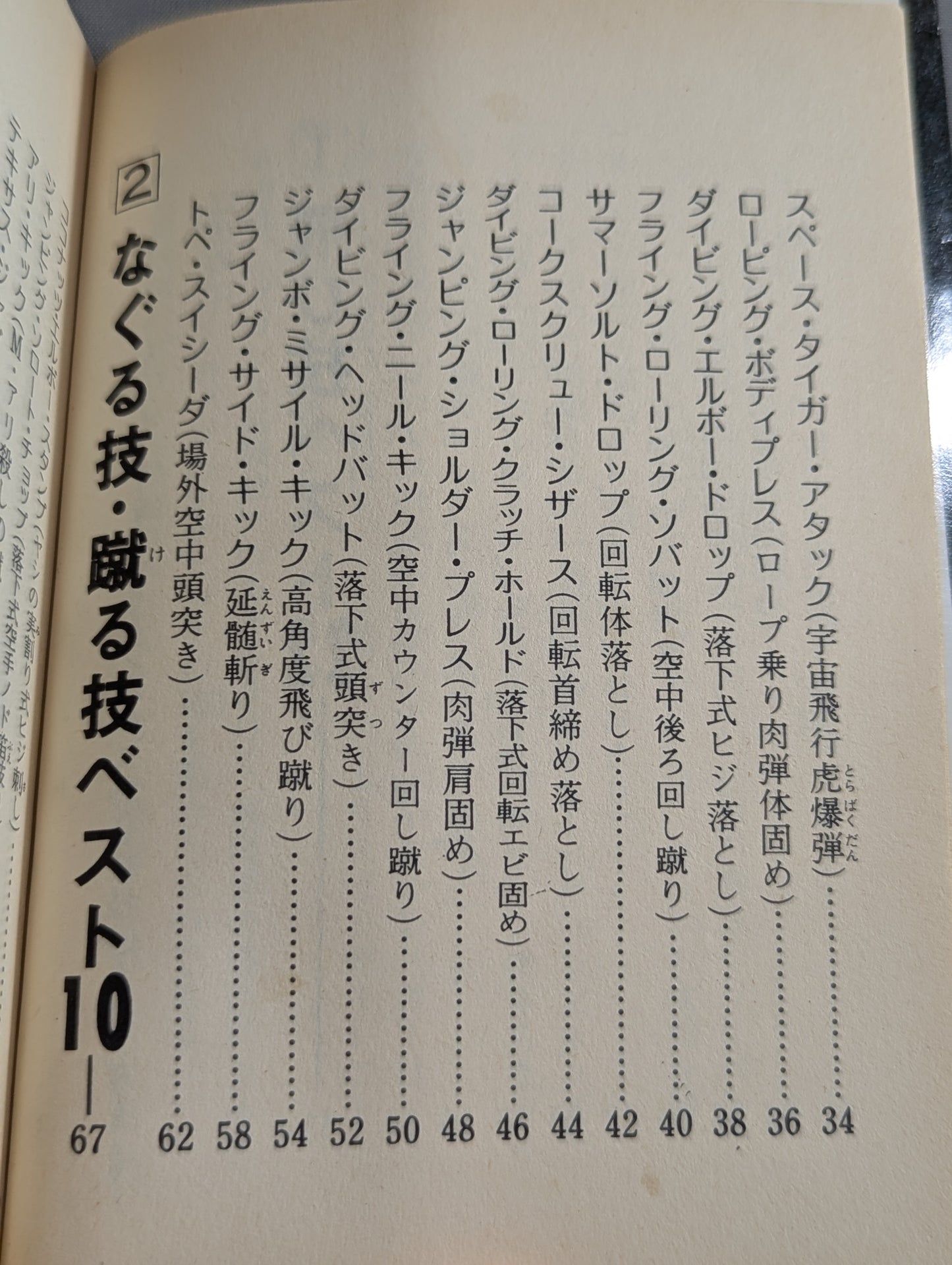 Bean Tanuki Book 174 Pro Wrestling  New Special Move BEST100