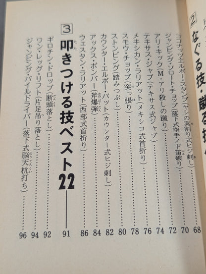 Bean Tanuki Book 174 Pro Wrestling  New Special Move BEST100