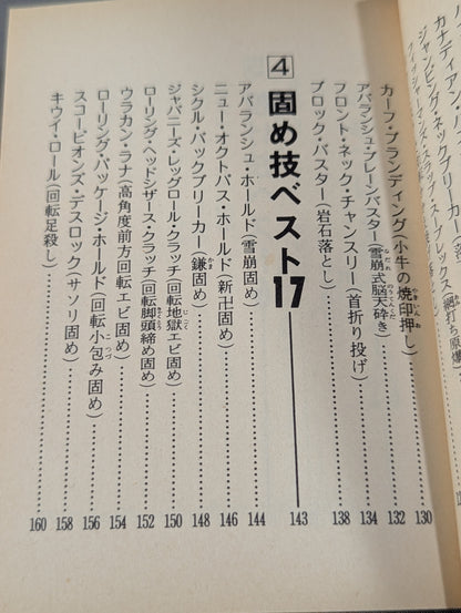 Bean Tanuki Book 174 Pro Wrestling  New Special Move BEST100
