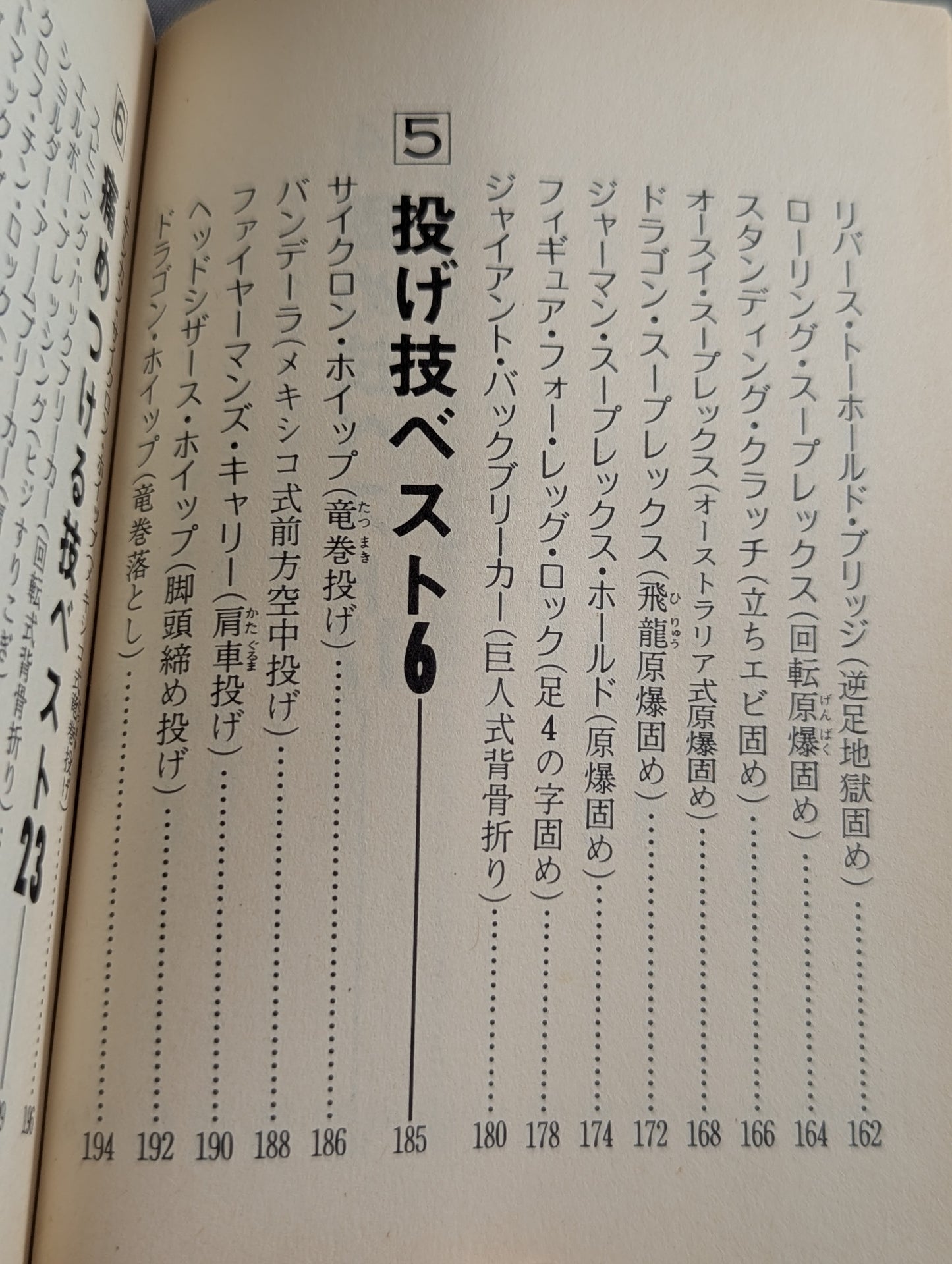 Bean Tanuki Book 174 Pro Wrestling  New Special Move BEST100
