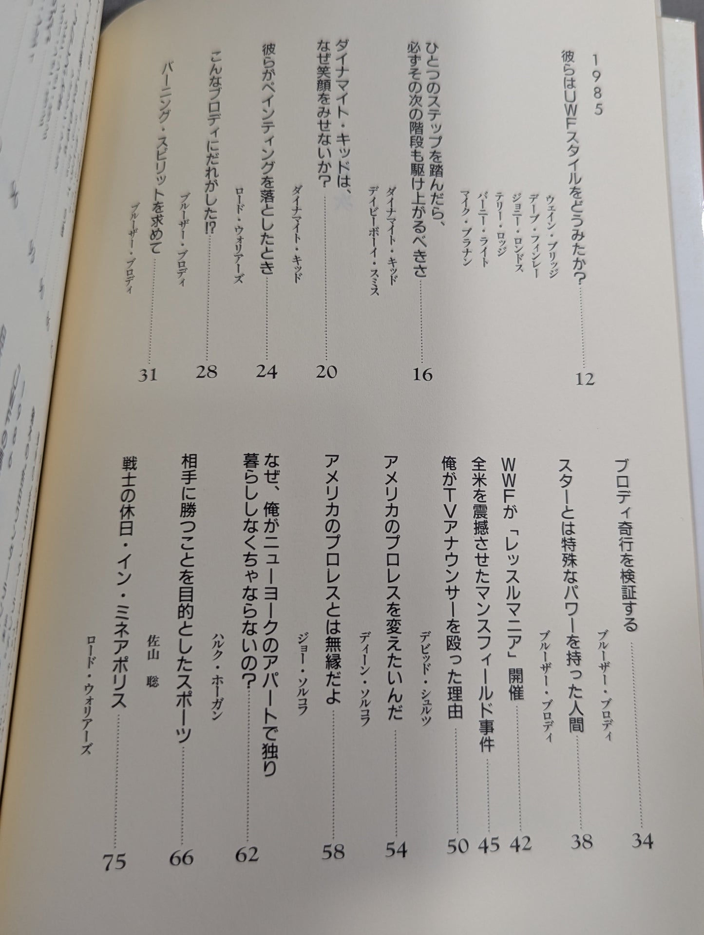 Decade pro wrestler testimonies of 100 people (top)