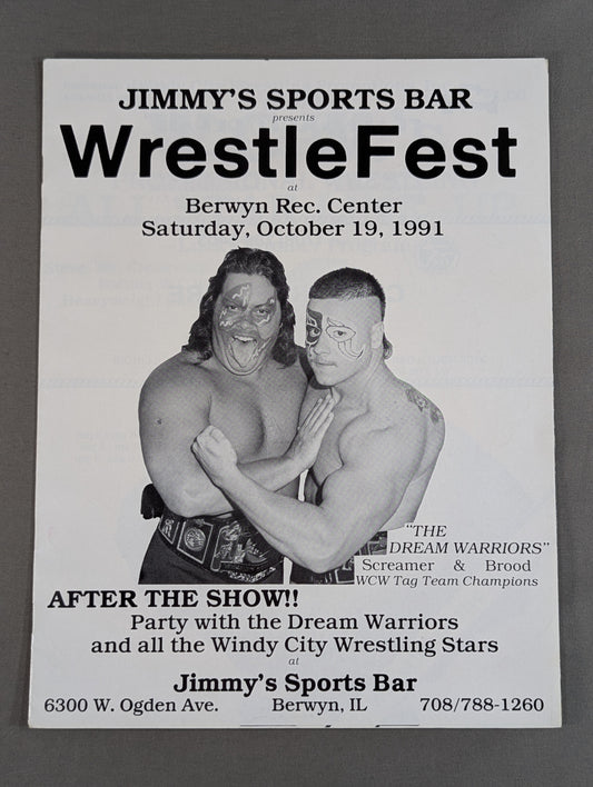 WCW(WCPW) / JIMMY’S SPORTS BAR Wrestle Fest Berwyn Rec. Center Saturday