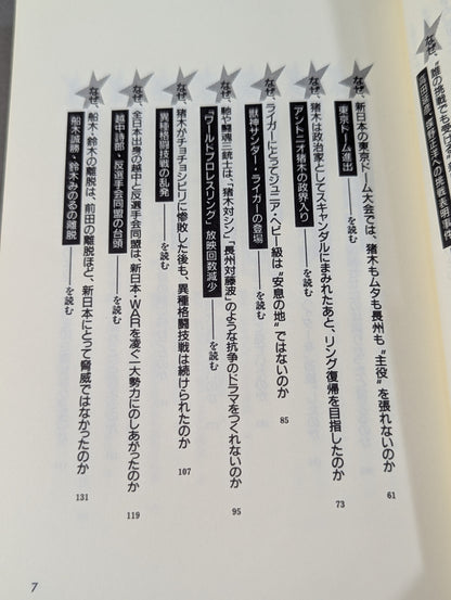 Pocket Book 58 Inoki How to read New Japan Pro Wrestling  Empire