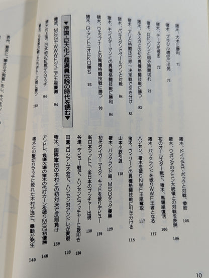 Pocket Book 58 Inoki How to read New Japan Pro Wrestling  Empire