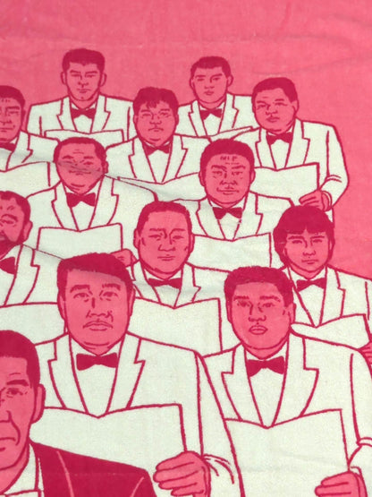 ★20th Anniversary Commemorative ★ All Japan Pro Wrestling fighters illustration bath towel