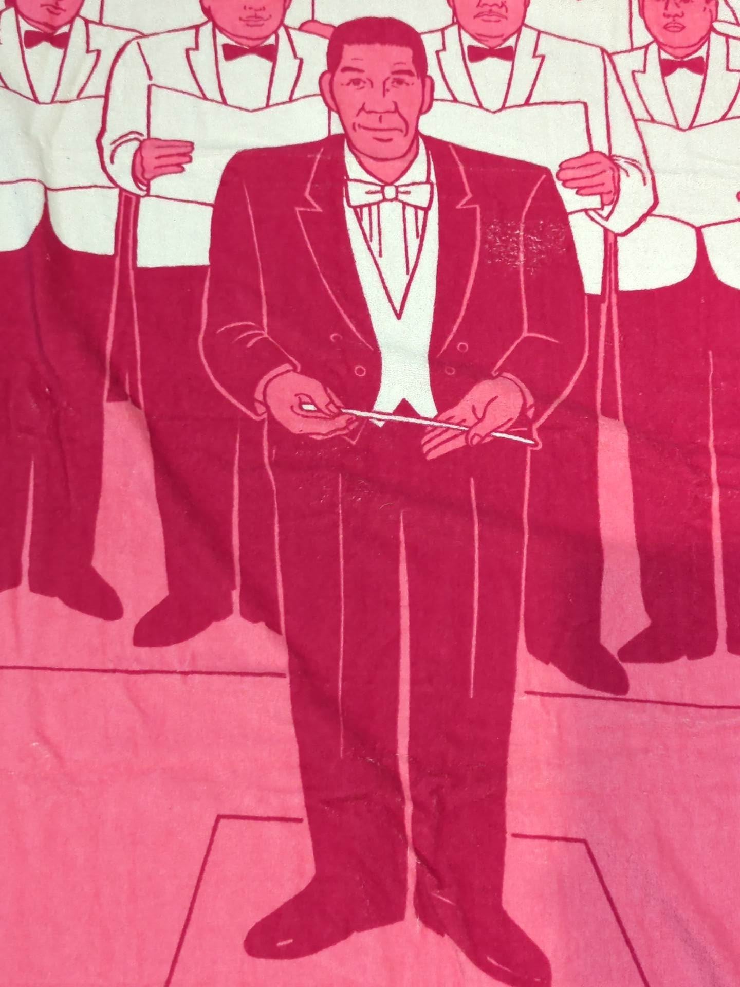 ★20th Anniversary Commemorative ★ All Japan Pro Wrestling fighters illustration bath towel