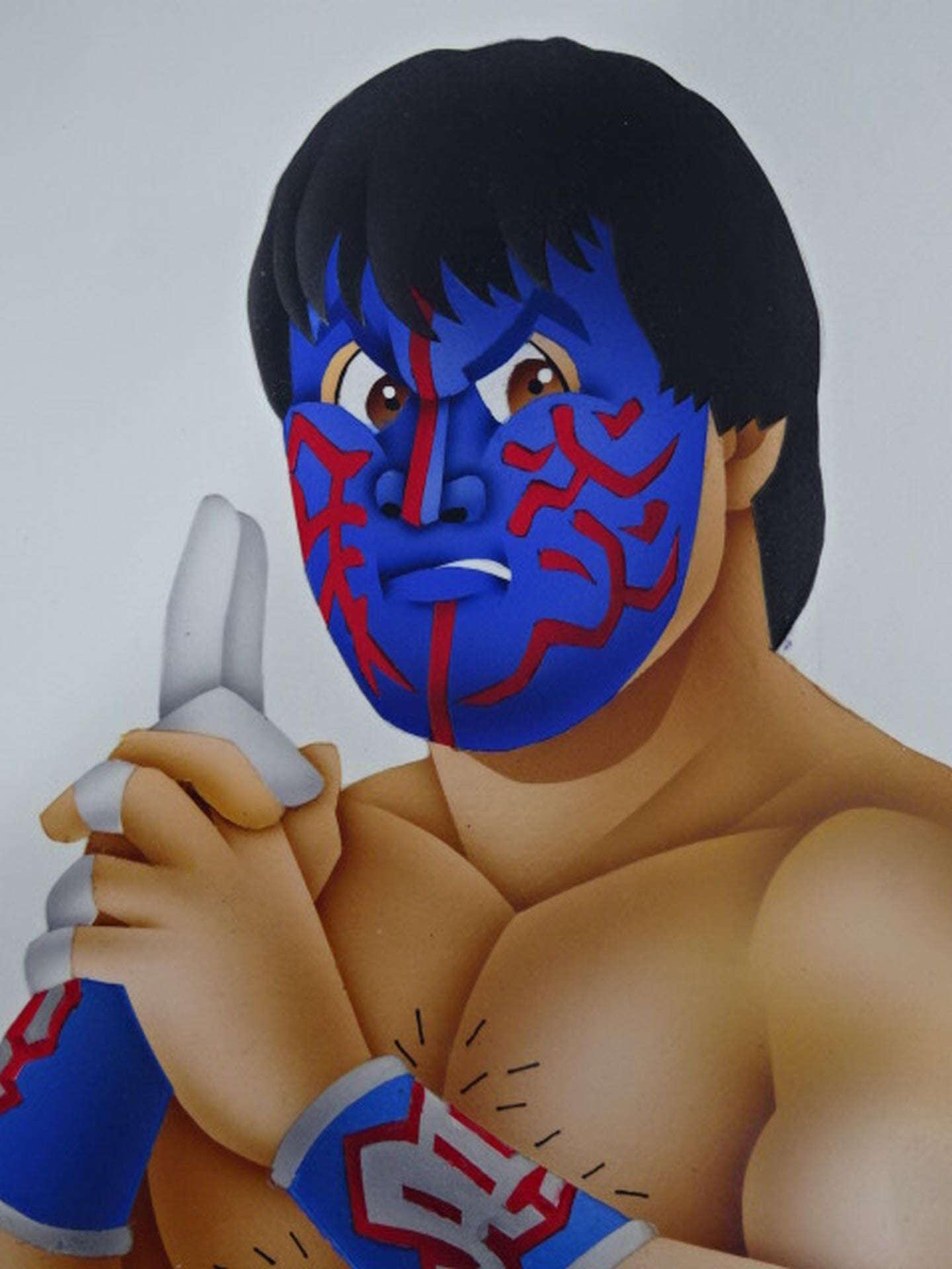 超レア⭐小笠原道大⭐２００６年 WINNING BIG MATERIALS ☆ Nagatoshi Sakai 's original painting 