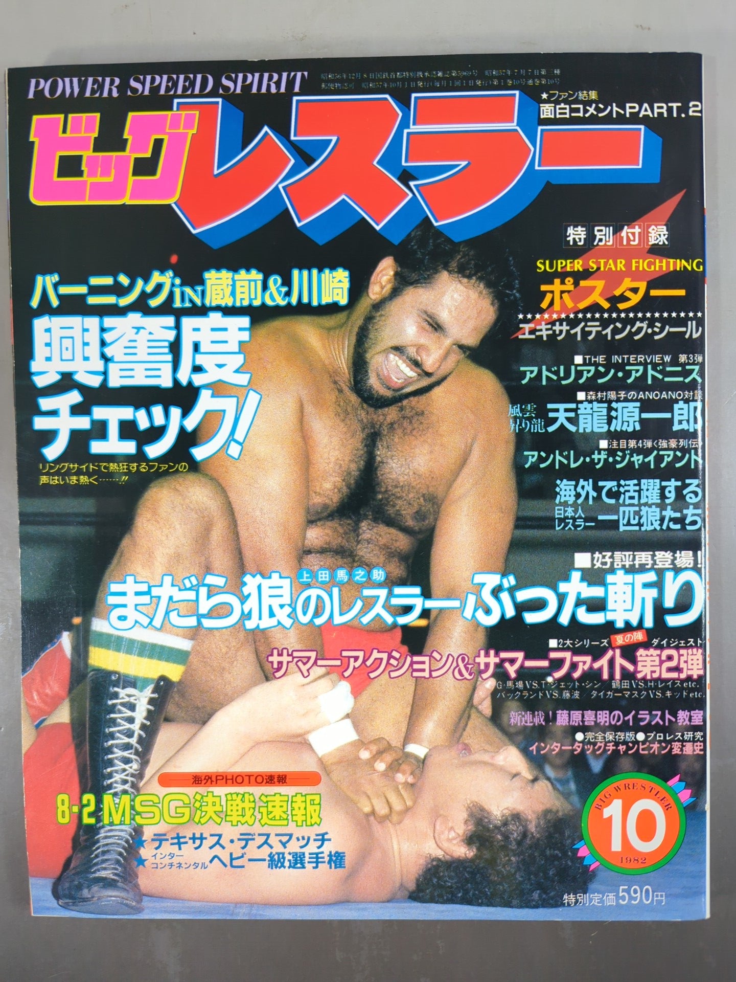 月刊ビッグレスラー 1982年10月号