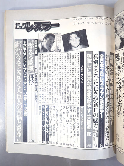 月刊ビッグレスラー 1982年10月号