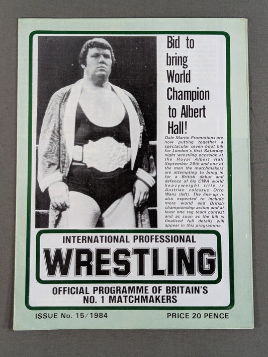 INTERNATIONAL PROFESSIONAL WRESTLING No.15