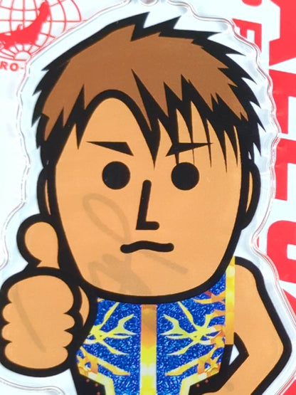 【直筆サイン入り】青柳優馬 キャラクターアクリルスタンドキーホルダー