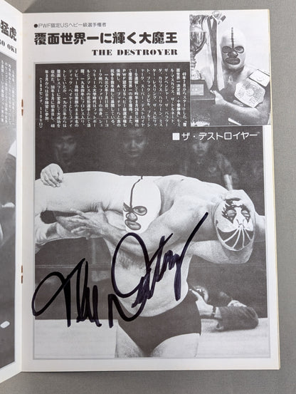 [2 fighters hand signed autograph ] 77NWA Champion Series