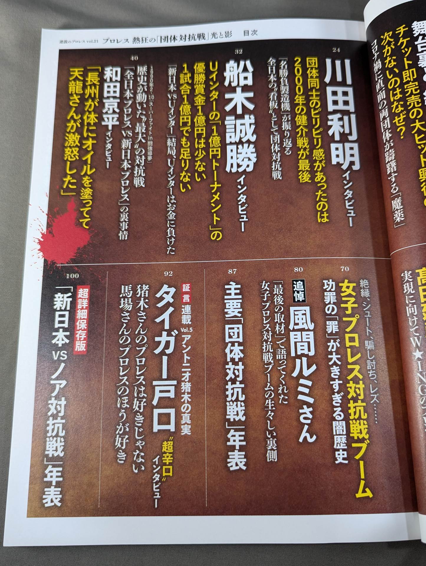 Series Paradoxical Pro Wrestling Vol.21 Pro Wrestling  frenzy "promotion  competition" Light and Shadow