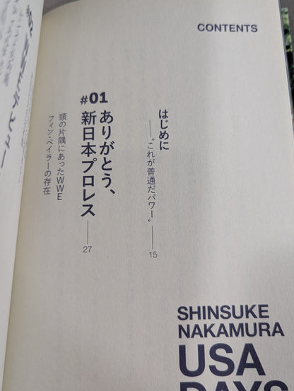 【hand signed autograph】 SHINSUKE NAKAMURA USA DAYS