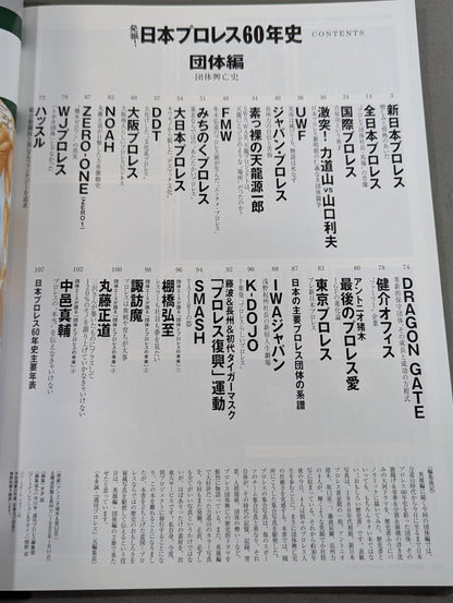 発掘!日本プロレス60年史 団体編 ：団体興亡史