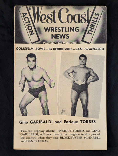 ★力道山 参戦★ West Coast WRESTLING NEWS(1952.3.11)