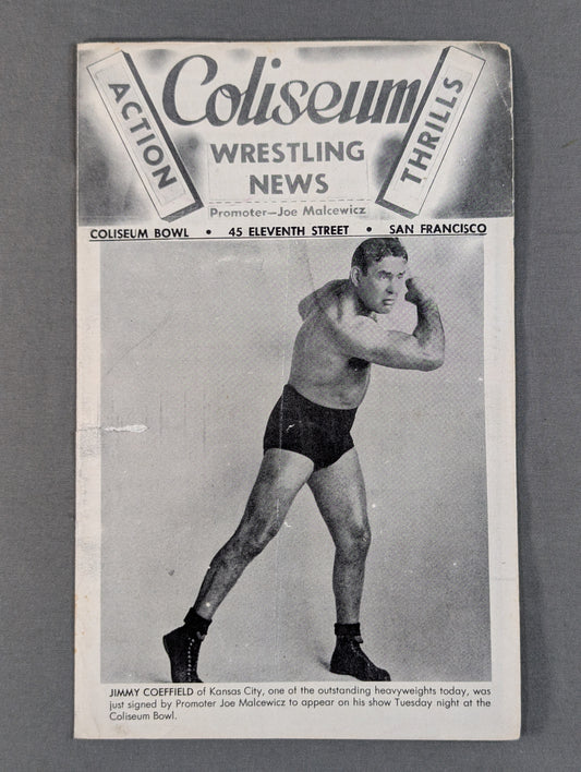 Coliseum WRESTLING NEWS(1949.5.24)