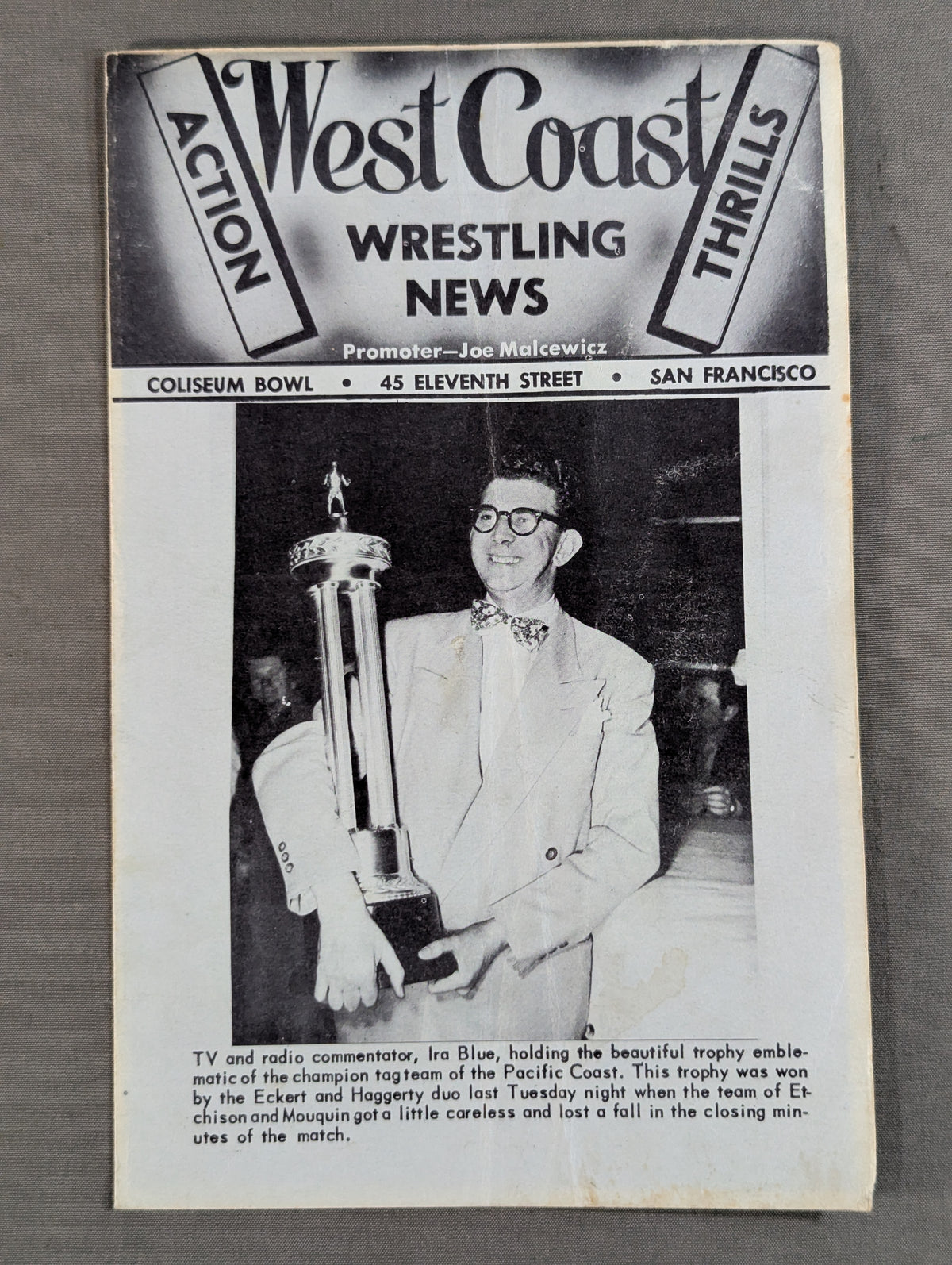 West Coast WRESTLING NEWS(1950.4.11)