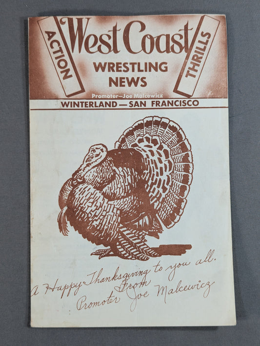 West Coast WRESTLING NEWS(1950.11.21)