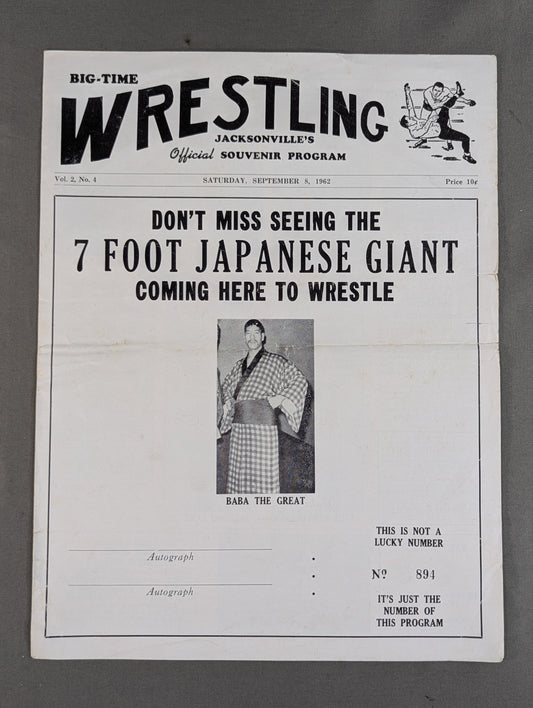 ★ Track Cover ★ NWA BIG TIME Wrestling / JACSONVILLE'S Vol.2 No.3