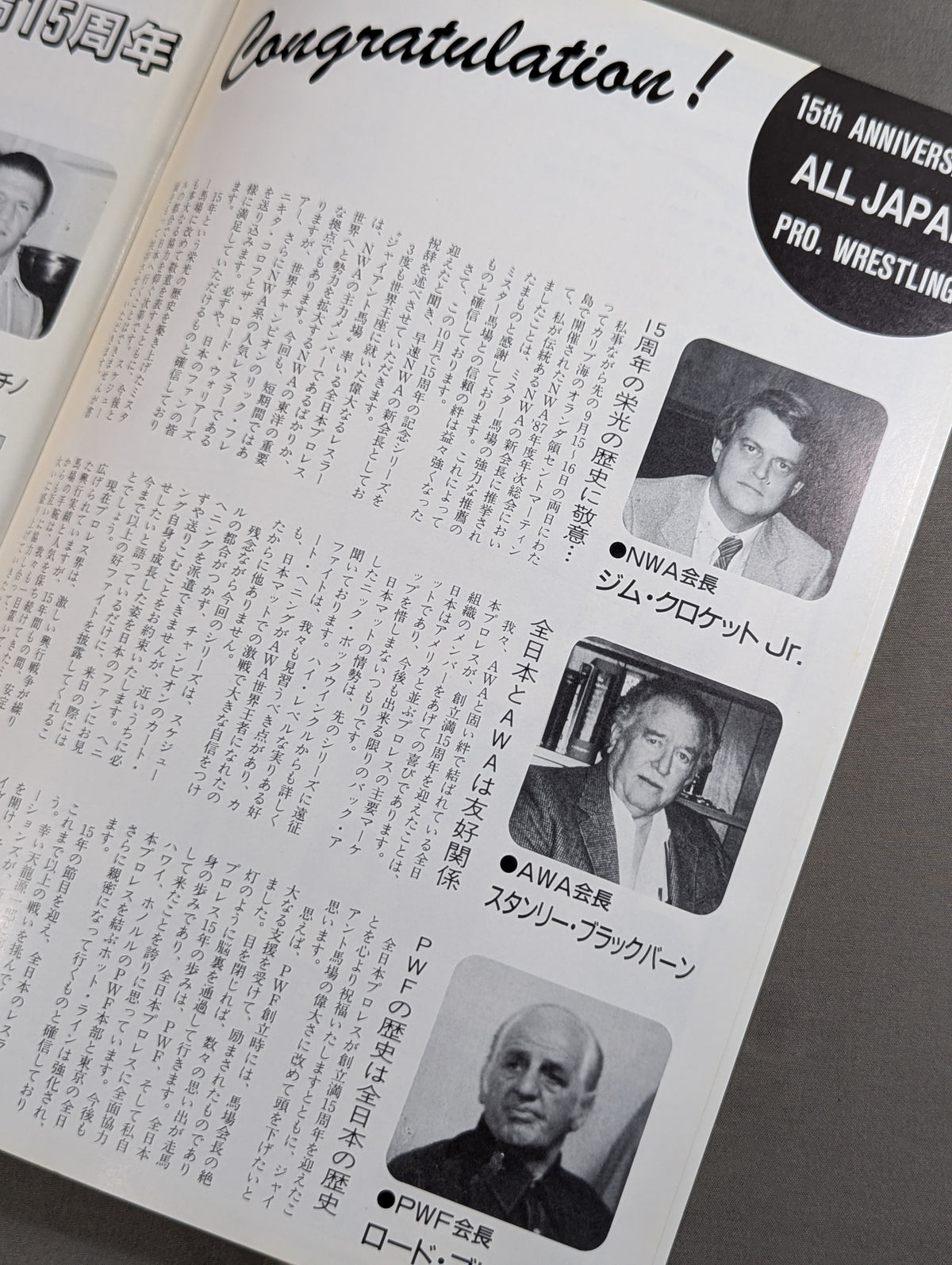 ★鶴龍対決第2戦★ 創立15周年記念 ’87ジャイアント・シリーズ