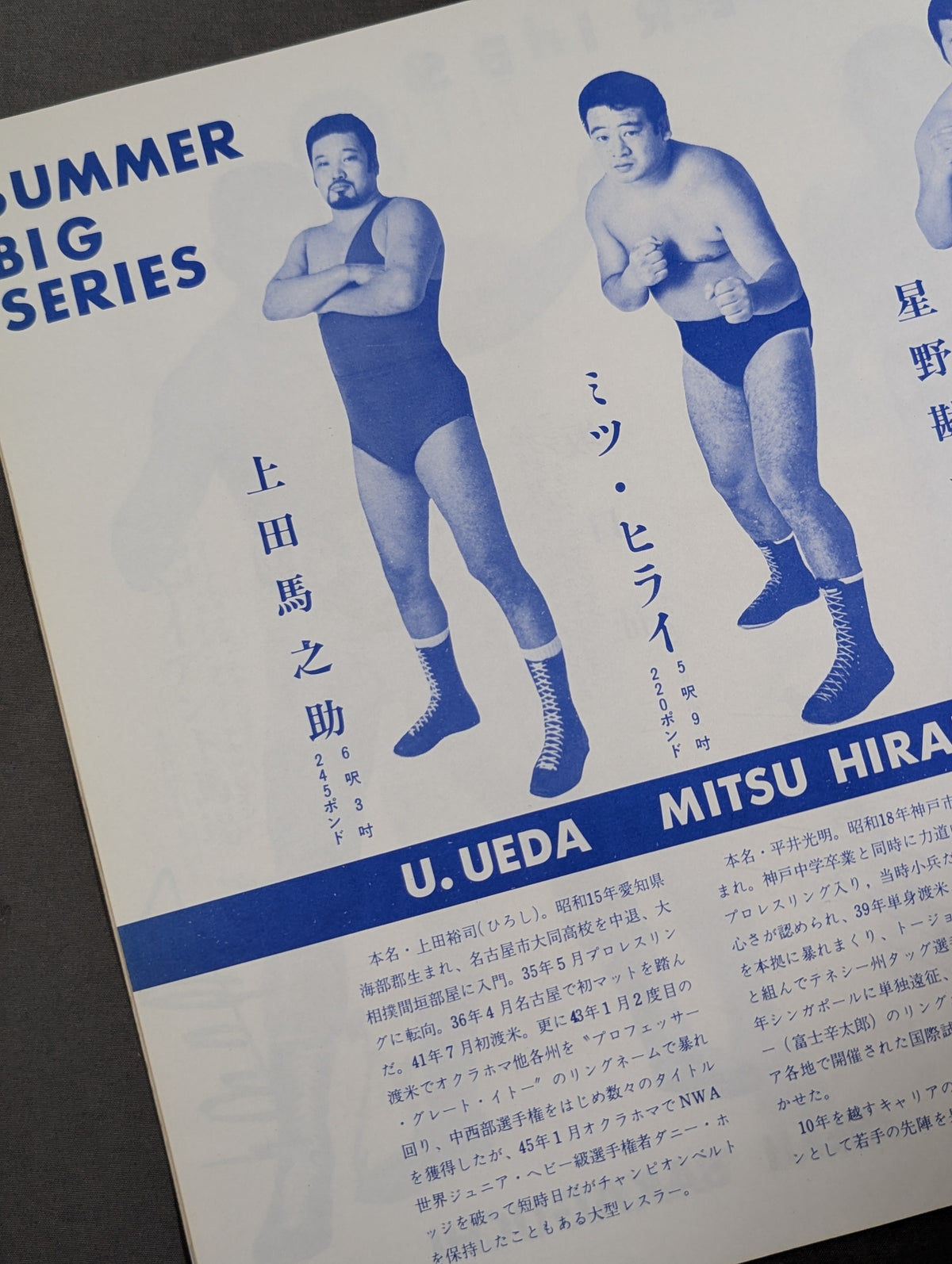 72 Summer Big Series (1st)