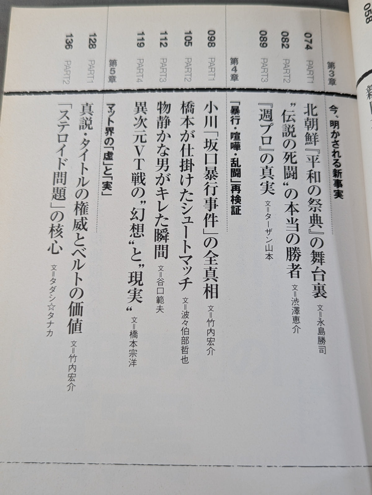 マット界スキャンダル 機密文書 Secret Documents