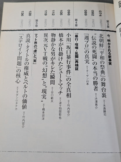 マット界スキャンダル 機密文書 Secret Documents