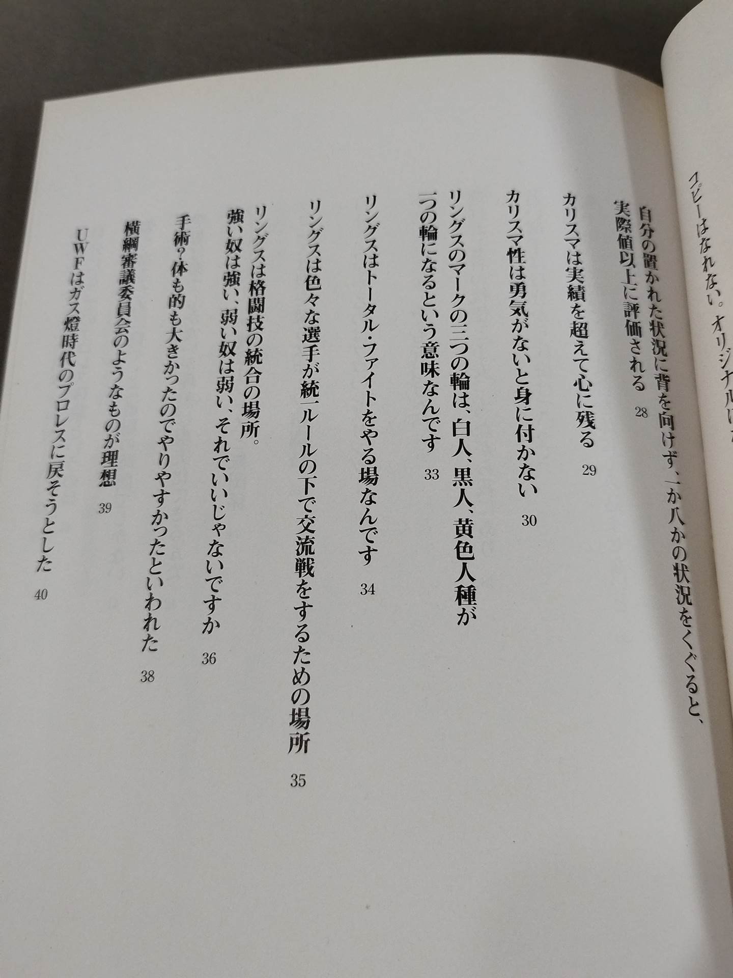 前田日明 超語録集