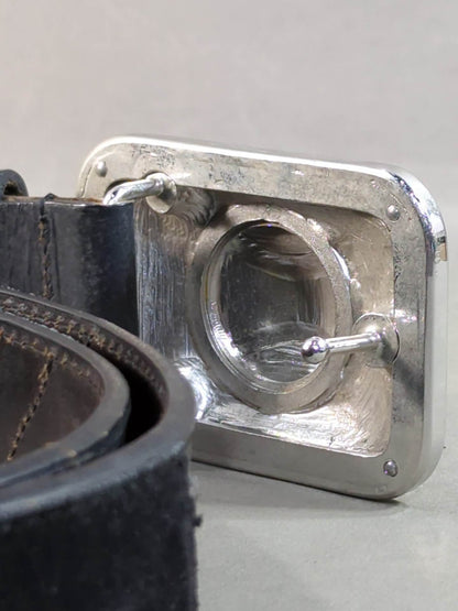 ★ ★ ARISTRIST Genuine Leather Belt (Logo Buckle)