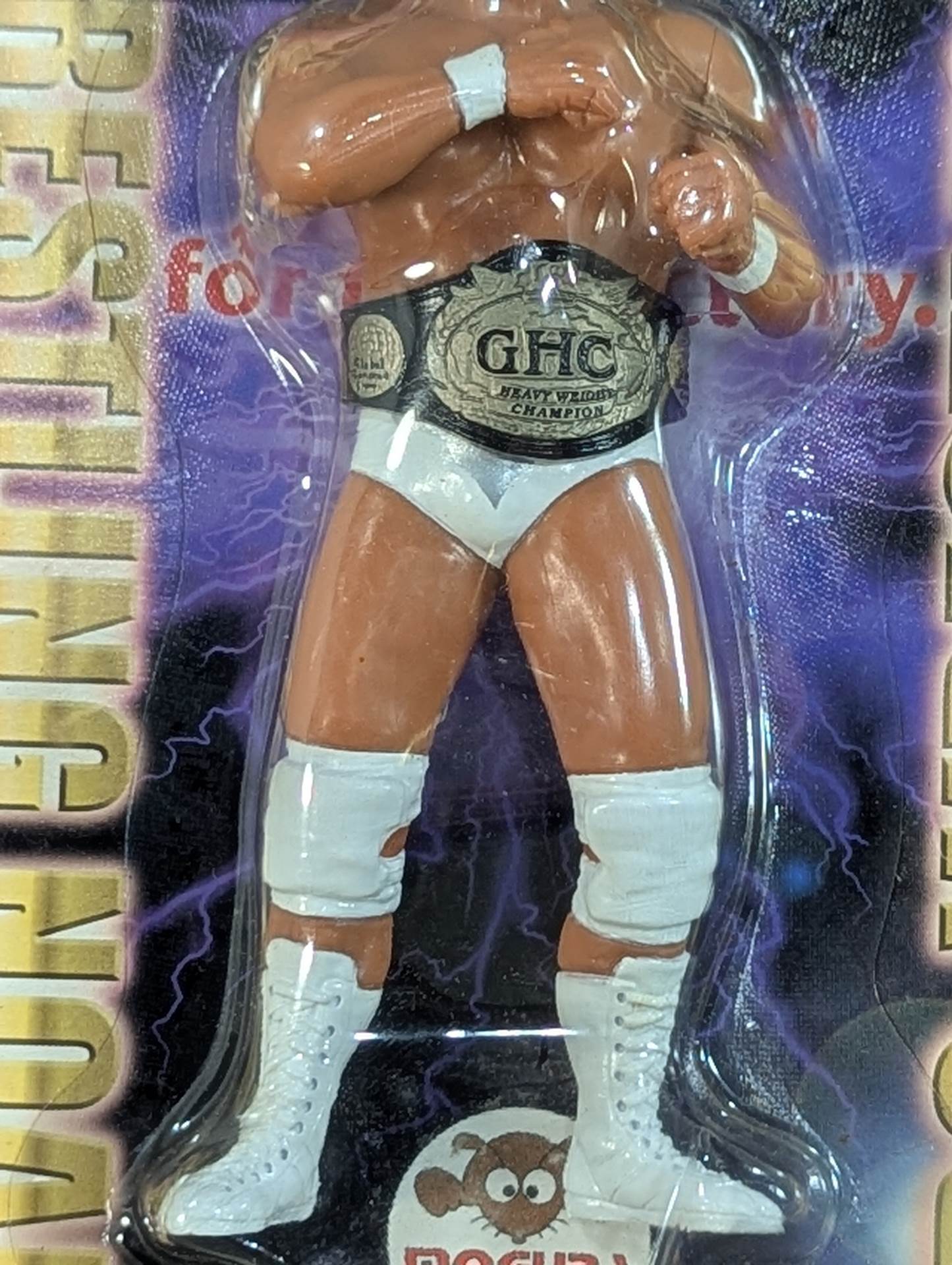 秋山準(GHCベルト・首切りポーズ・GHC台紙) – 闘道館