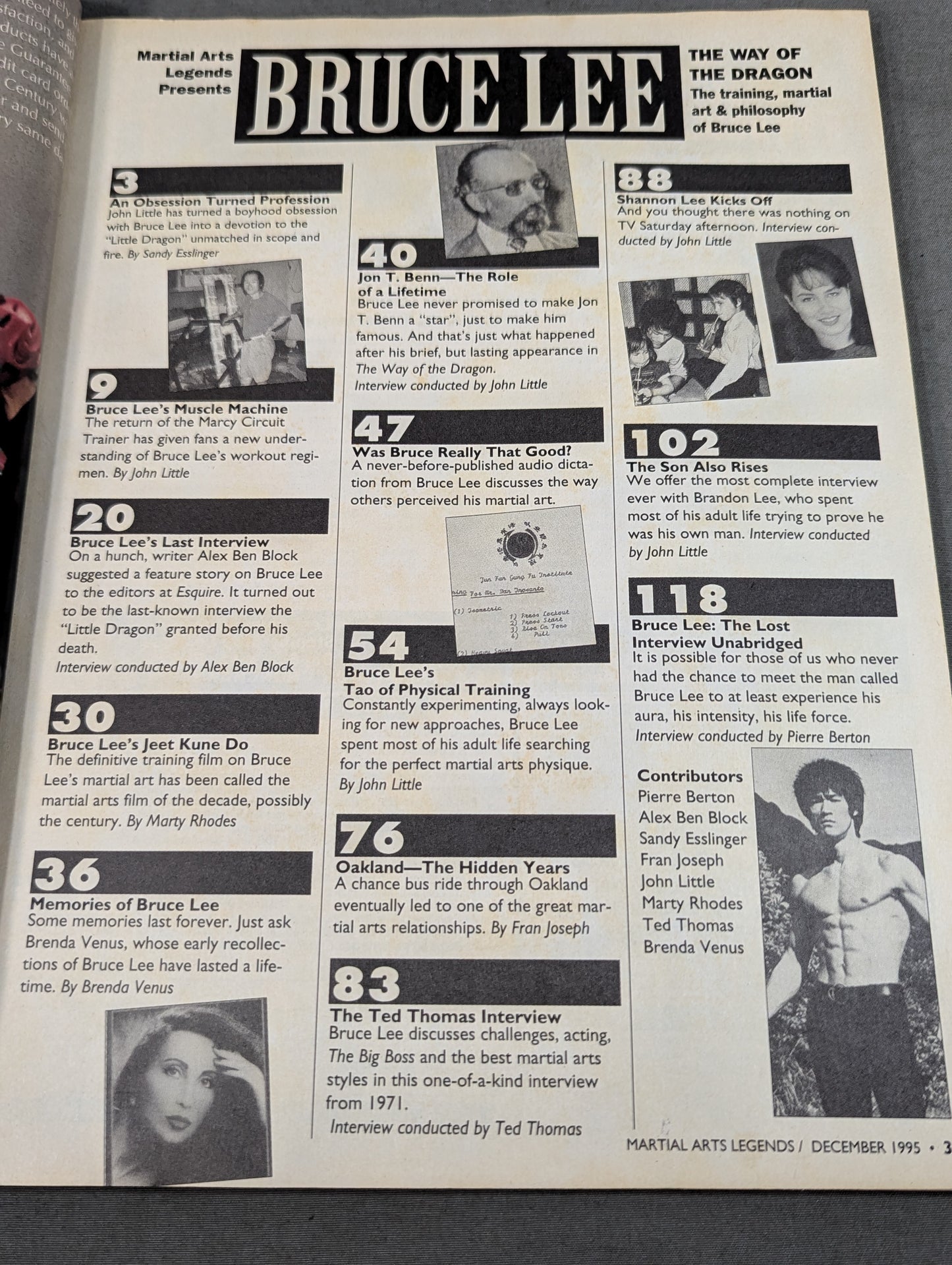 BRUCE LEE THE WAY OF THE DRAGON / December 1995