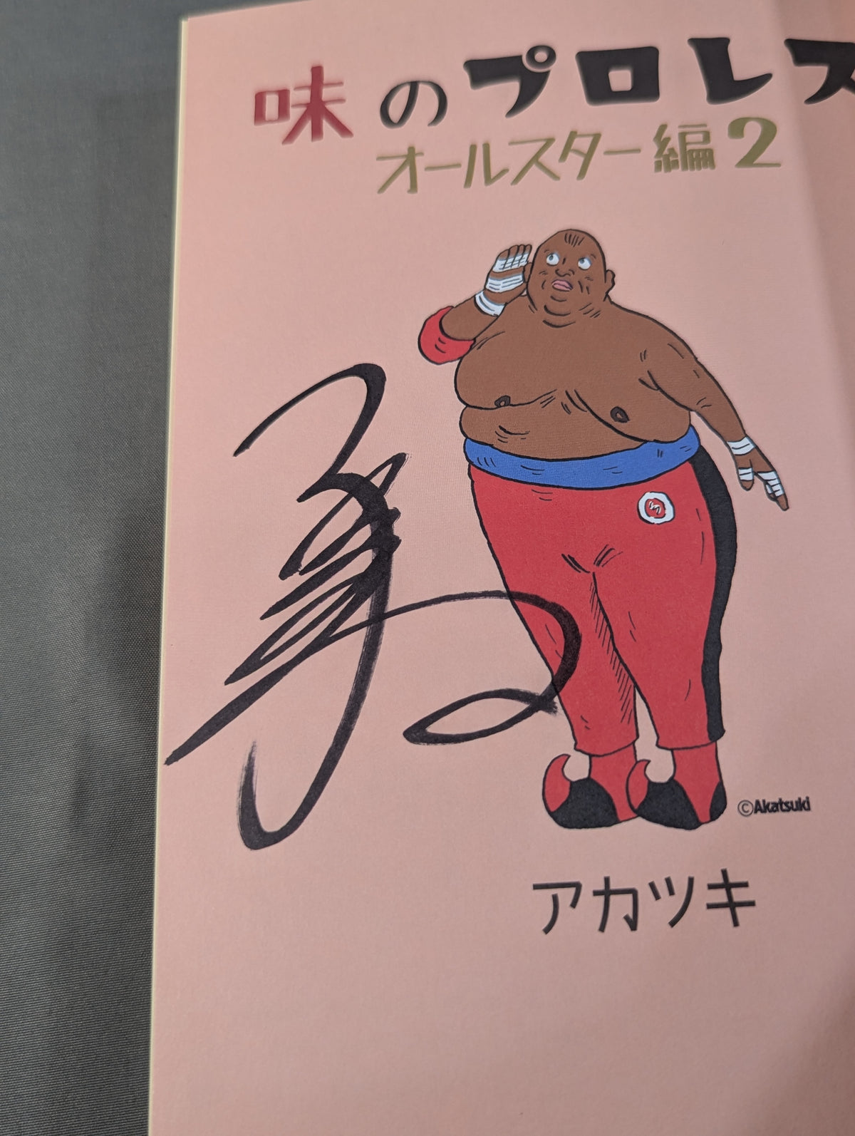 【著者 直筆サイン入り】味のプロレス オールスター編2