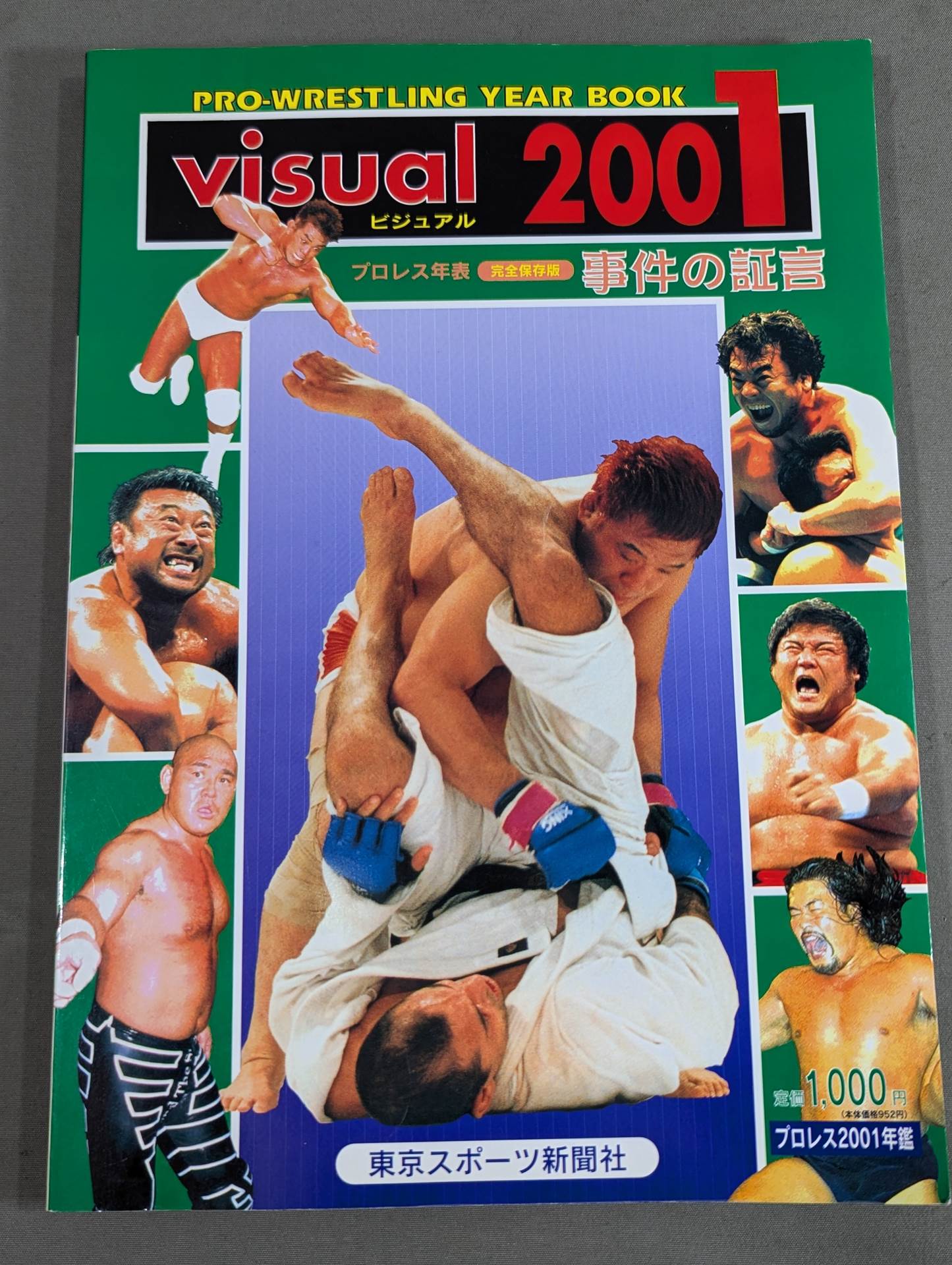 PRO-Wrestling  YEAR BOOK Visual 2001 / Pro Wrestling Yearbook 2001 Complete Preservation Edition Incident Testimony