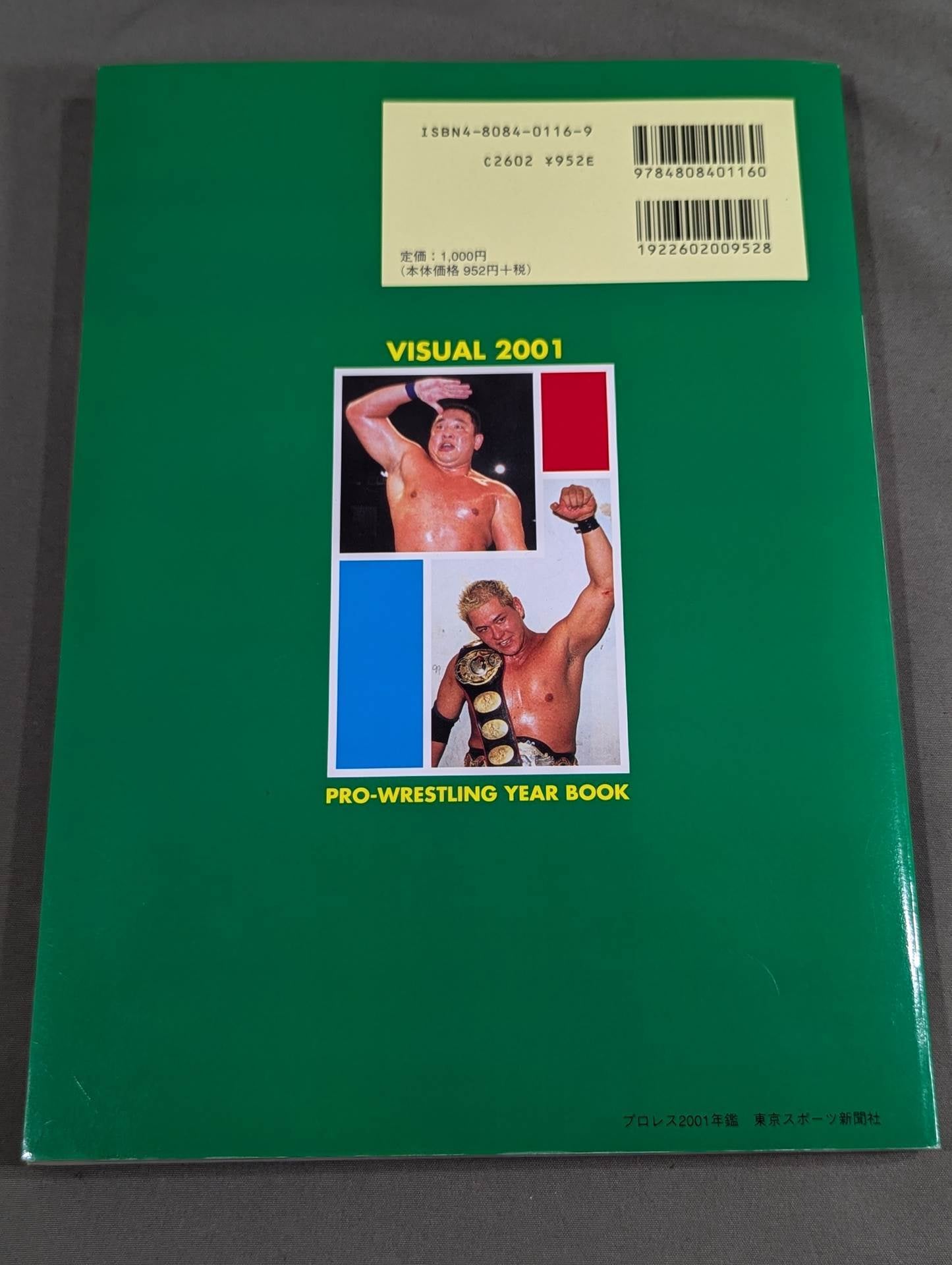 PRO-Wrestling  YEAR BOOK Visual 2001 / Pro Wrestling Yearbook 2001 Complete Preservation Edition Incident Testimony