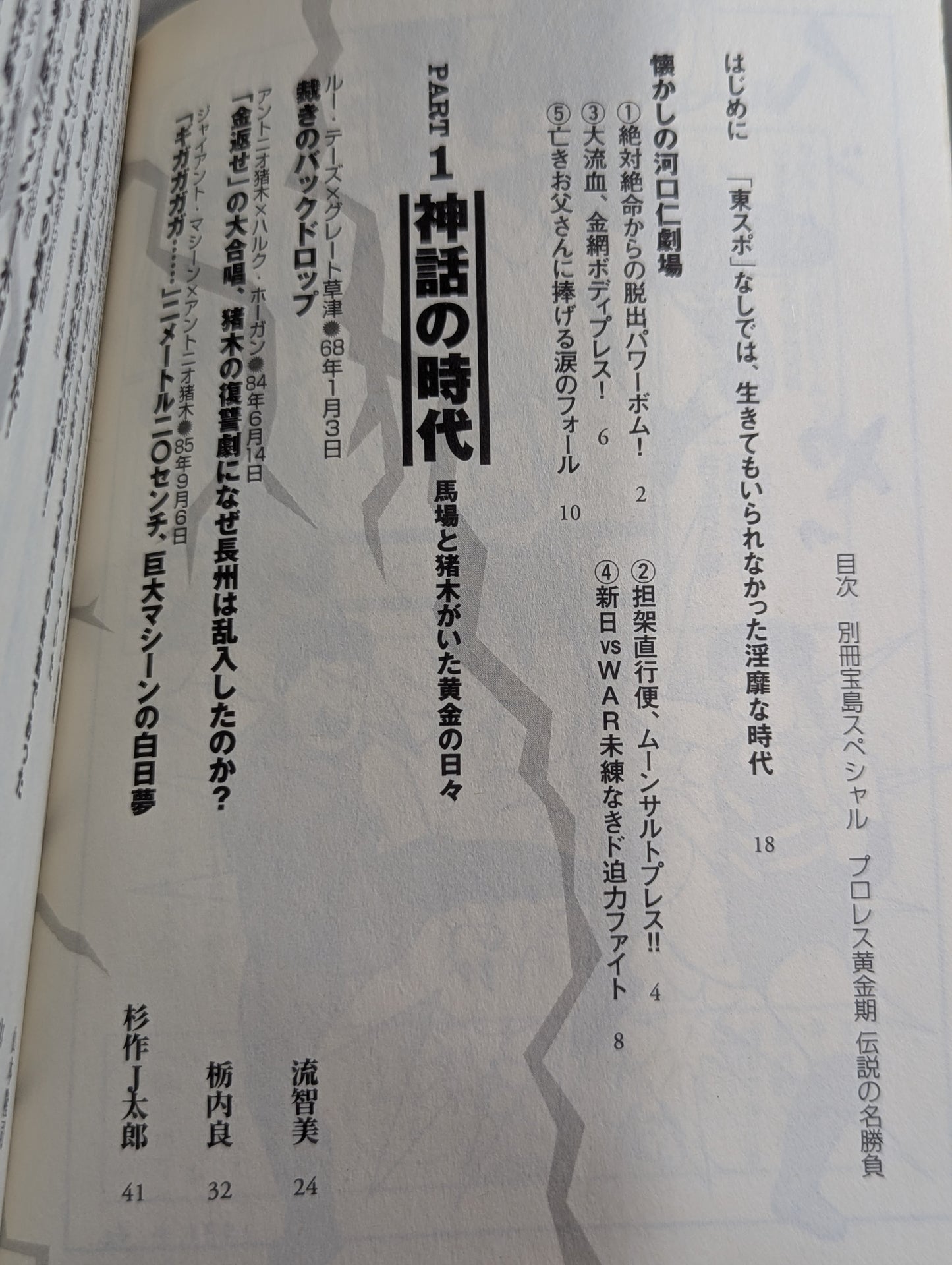 プロレス黄金期 伝説の名勝負